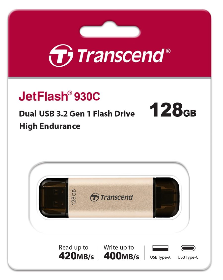 PEN DRIVE 128GB TRANSCEND 930C USB-C 3.2