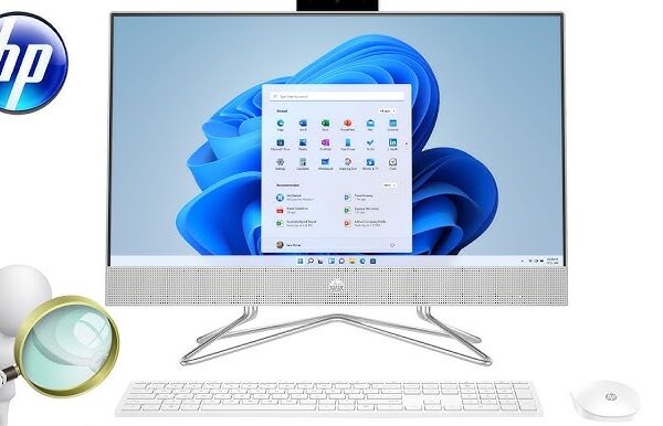 PC HP  AIO 21.5" FHD N100 8G 256 SSD W11H BRANCO