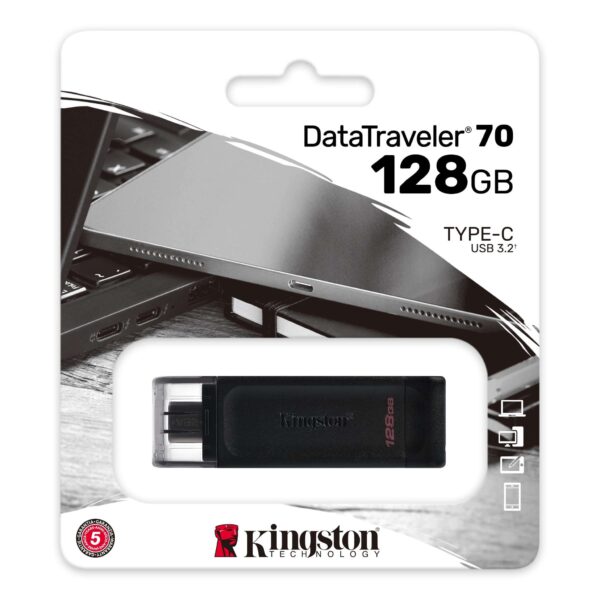 PEN DRIVE 128GB KINGSTON DT70 USB-C