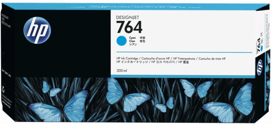 Tinteiro 764  C1Q13A  300ML CYAN T3500