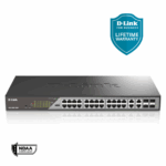 SWITCH 24 DLINK 10/100/1000 POE SMART MANAGED
