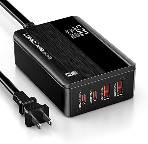 CARREGADOR LDNIO 65W 2USB 2USB-C LED DISPLAY FAST CHARGER