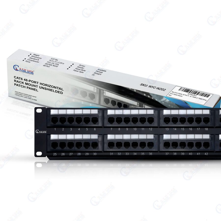 PATCH PANNEL-48 PT  CAT5 2U DLINK