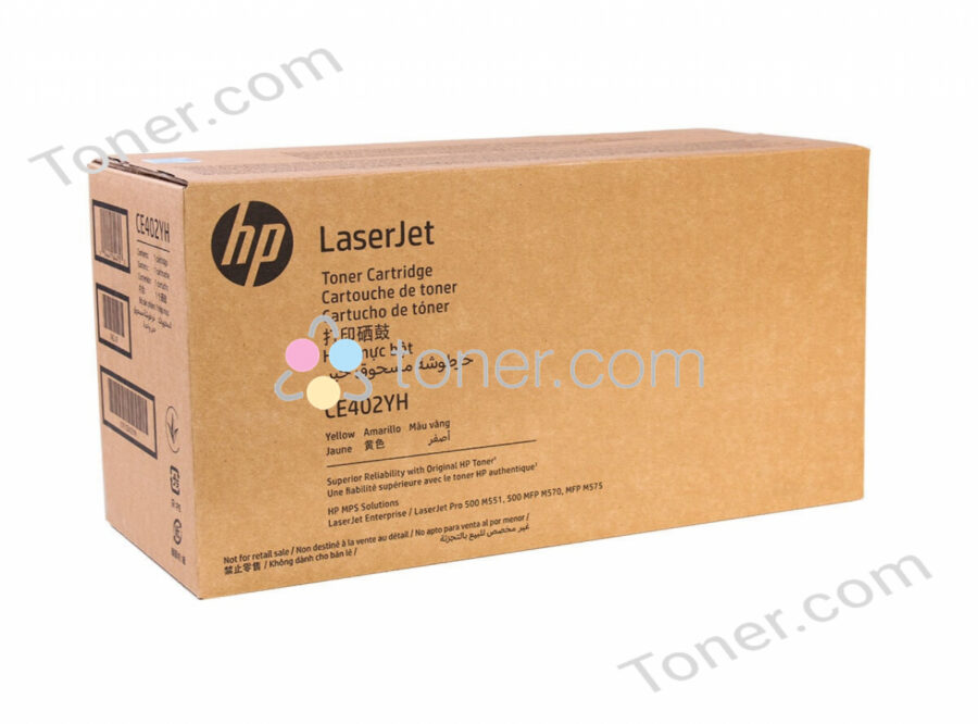 TONER HP CE402YH CONTRACT M551 YELLOW