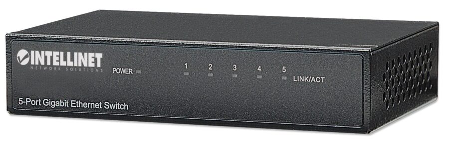 SWITCH 5 INTELLINET GIGABIT DESKTOP METAL