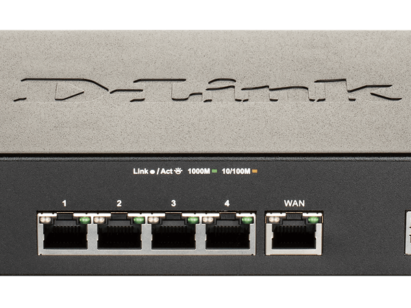 ROUTER DLINK VPN 5-GIGABIT PORT 3XWAM 1XLAN 1XLAN/WAM 1XUSB