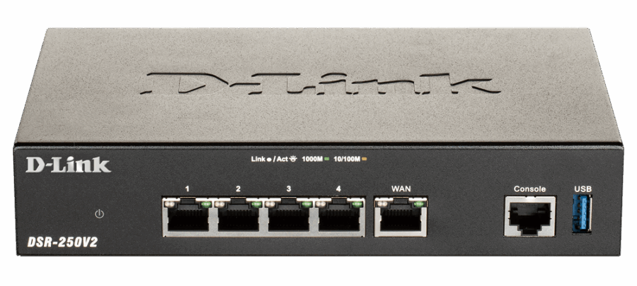 ROUTER DLINK VPN 5-GIGABIT PORT 3XWAM 1XLAN 1XLAN/WAM 1XUSB