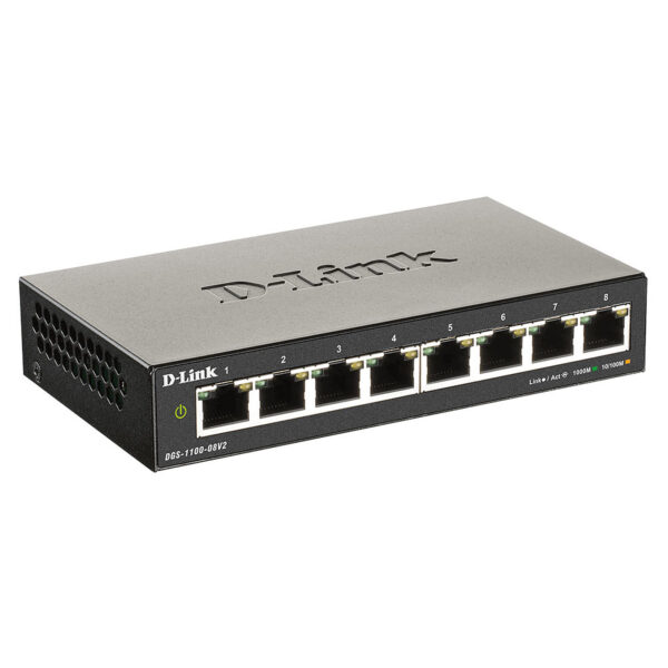 SWITCH  8 DLINK SMART GIGABIT C/ GESTÃO