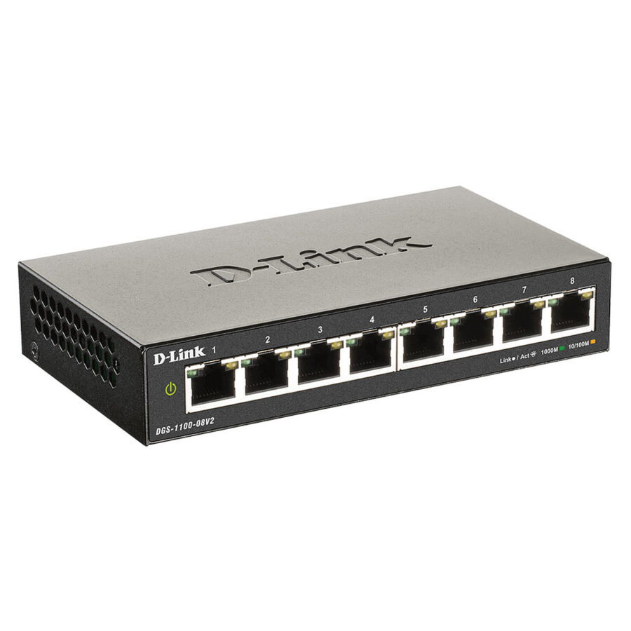 SWITCH  8 DLINK SMART GIGABIT C/ GESTÃO