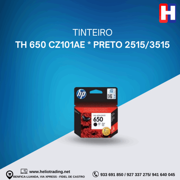 Tinteiro 650  CZ101AE  *  PRETO  2515/3515