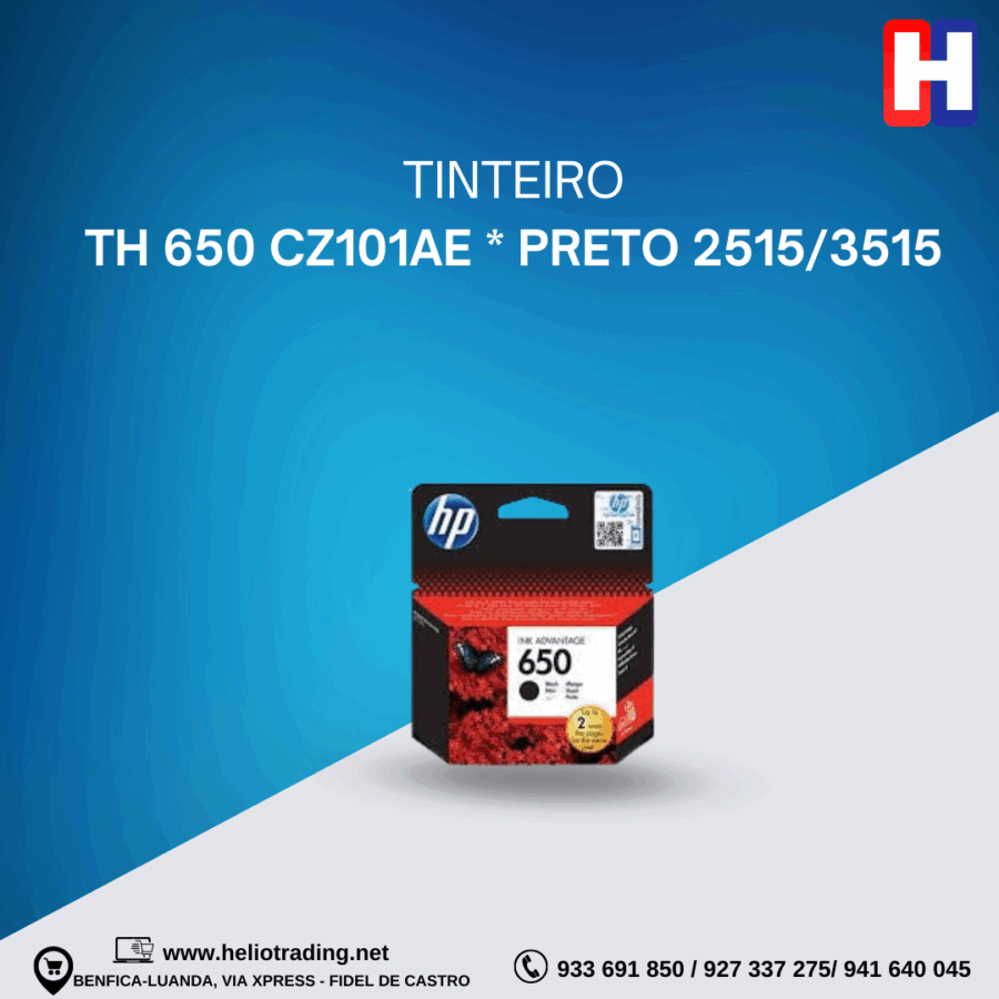 Tinteiro 650  CZ101AE  *  PRETO  2515/3515