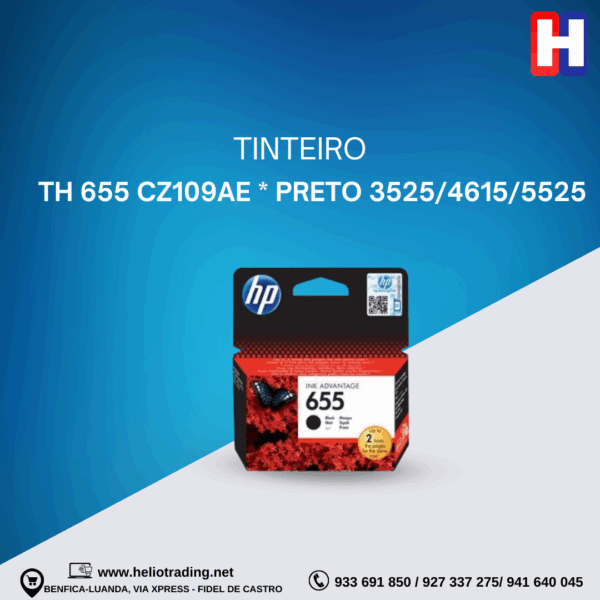 Tinteiro 655  CZ109AE  * PRETO  3525/4615/5525