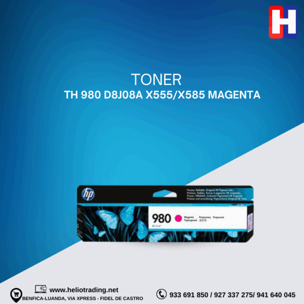 Tinteiro 980  D8J08A   X555/X585       MAGENTA