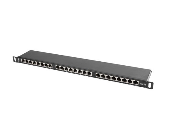 MODULO PATCH PANNEL-24 PT CAT5E/CAT 6 FTP PRETO
