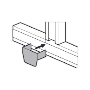 LEG DERIVACAO PLANA  PARA CALHA 85X50MM
