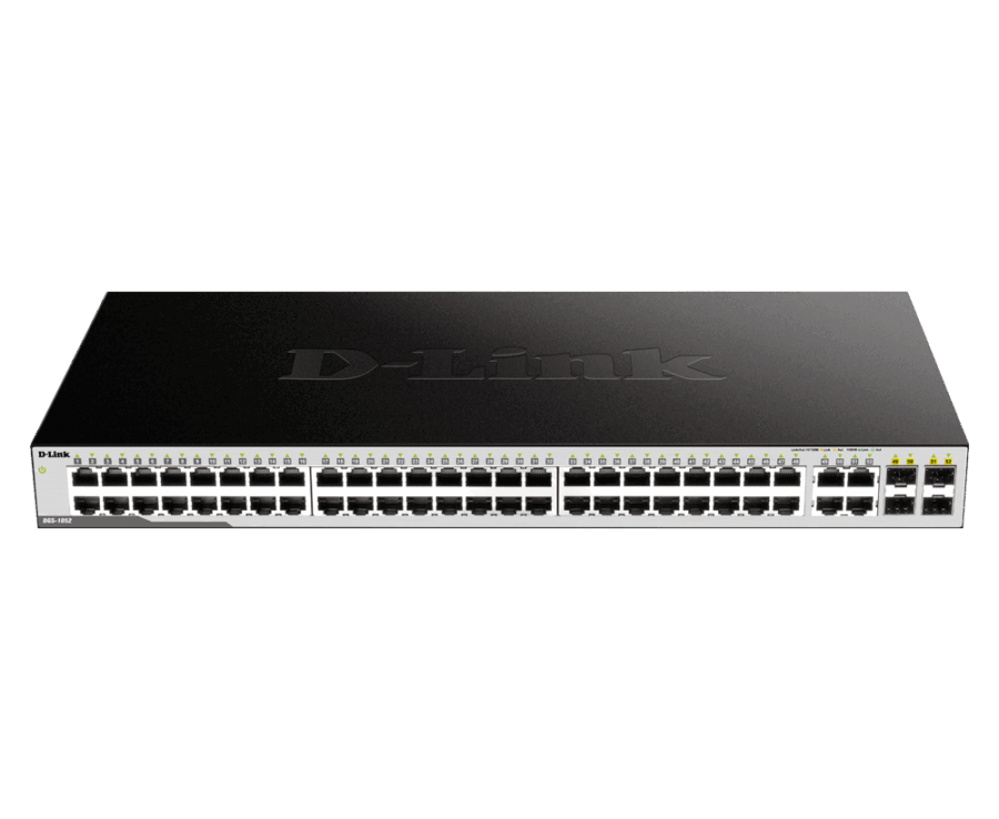 SWITCH 48 DLINK GIG+4 GIG(SFP) GEST VLA