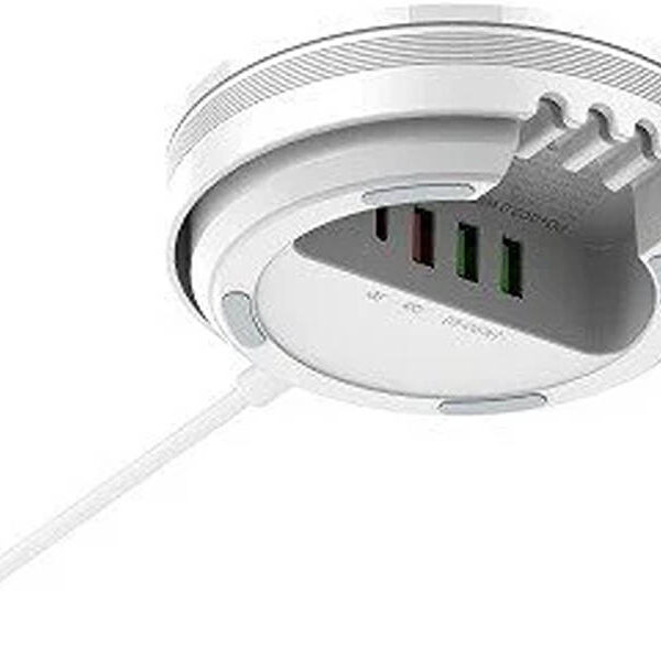 CARREGADOR LDNIO 32W DESKTOP 5IN1 15W WIRELESS + PD30W+ QC18W+2AUTO-ID