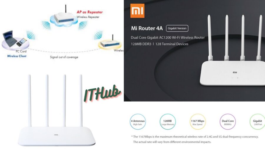 ROUTER XIAOMI MI WIFI 4A AC1200 WHT