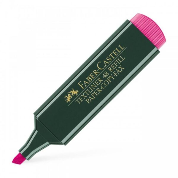 MARCADOR TEXTLINER FABER 48 ROSA