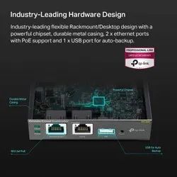 TP-LINK OMADA HARDWARE CONTROLLER 2XETHERNET PORT, 1 × USB 2.0 PORT, 1 × MICRO USB PORT