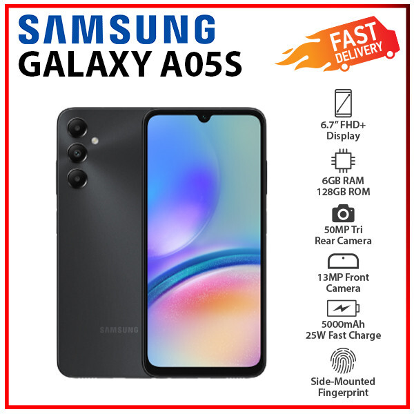 SMARTPHONE SAMSUNG GALAXY A05S 4/128GB PRETO