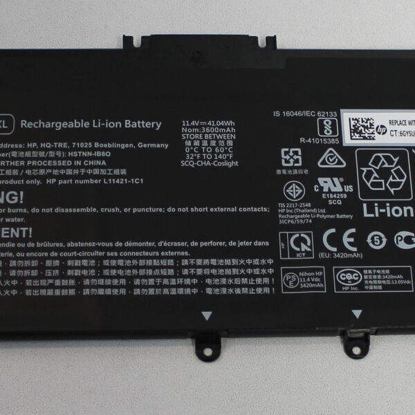 ASSY-BATT 3C 41W 3.6A LI HT030